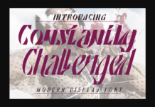 Constantly Challenged Font Poster 1