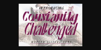 Constantly Challenged Font Poster 1