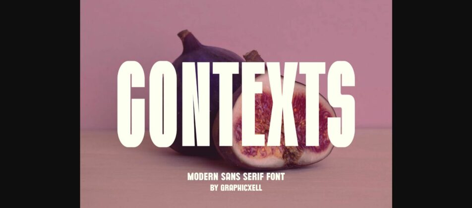 Contexts Font Poster 3