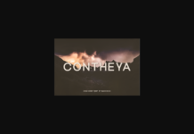 Contheya Font Poster 1