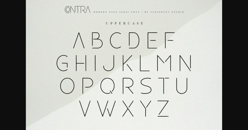 Contra Font Poster 11