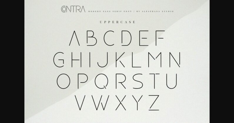Contra Font Poster 11