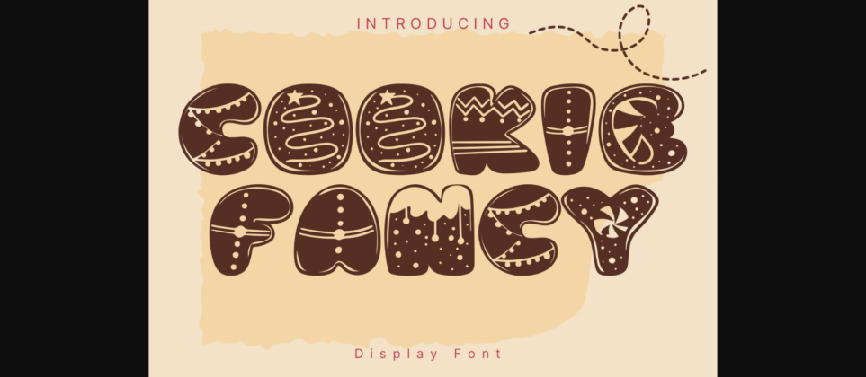 Cookie Fancy Font Poster 3