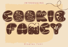 Cookie Fancy Font Poster 1