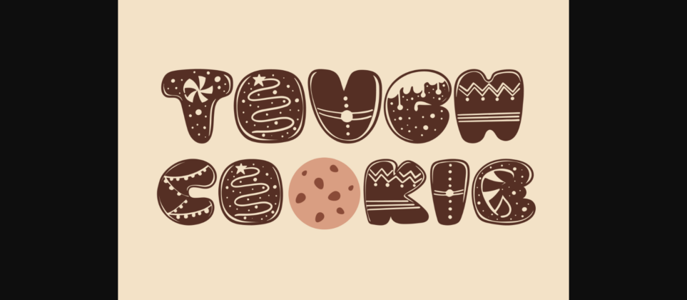 Cookie Fancy Font Poster 7