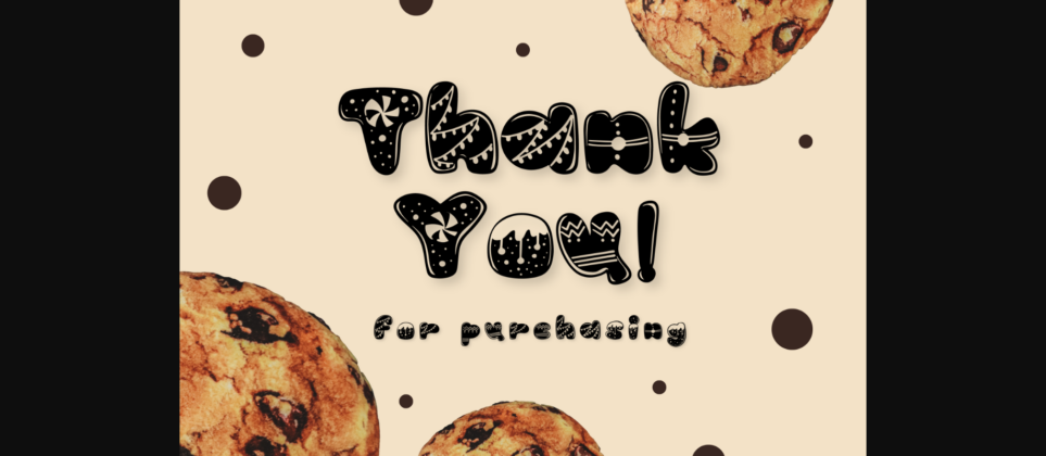 Cookie Fancy Font Poster 9