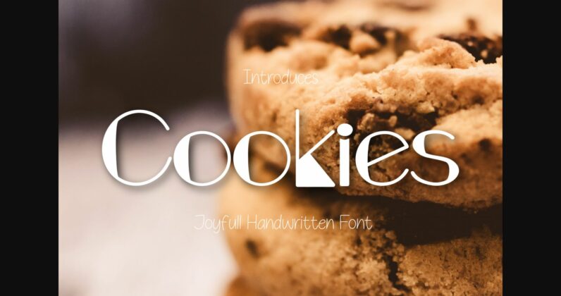 Cookies Font Poster 3
