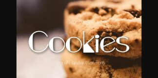 Cookies Font Poster 1