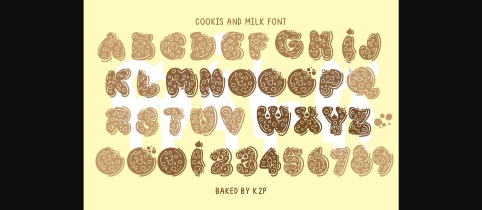 Cookies and Milk Font Poster 6