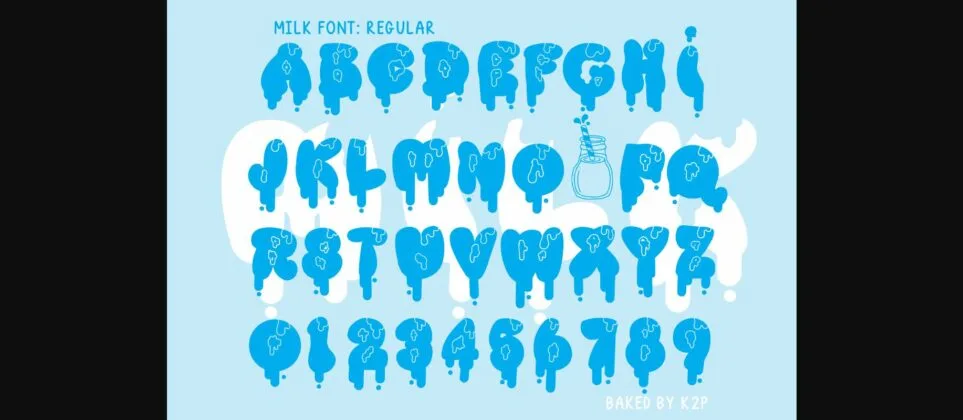 Cookies and Milk Font Poster 9