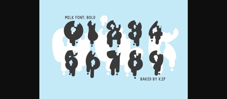 Cookies and Milk Font Poster 11