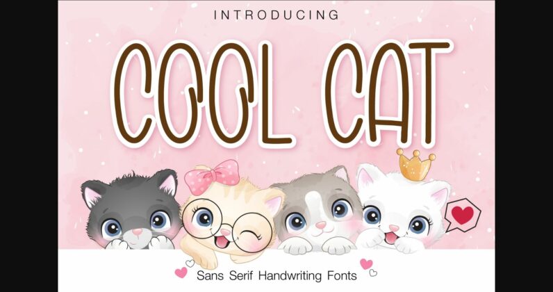 Cool Cat Font Poster 1