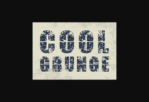 Cool Grunge Font Poster 1