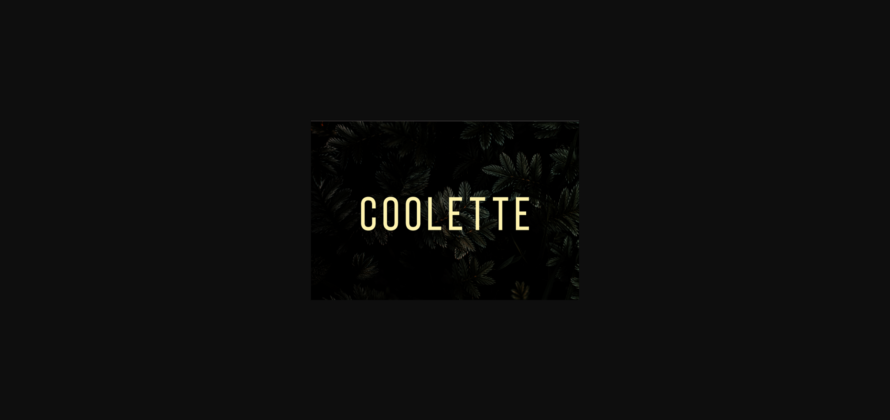 Coolette Font Poster 3