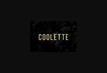 Coolette Font Poster 1