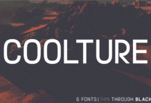 Coolture Font Poster 1