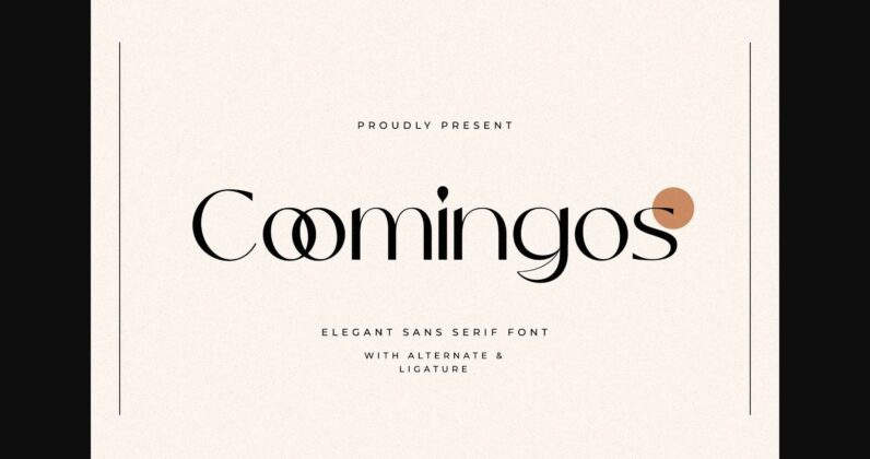 Coomingos Font Poster 3