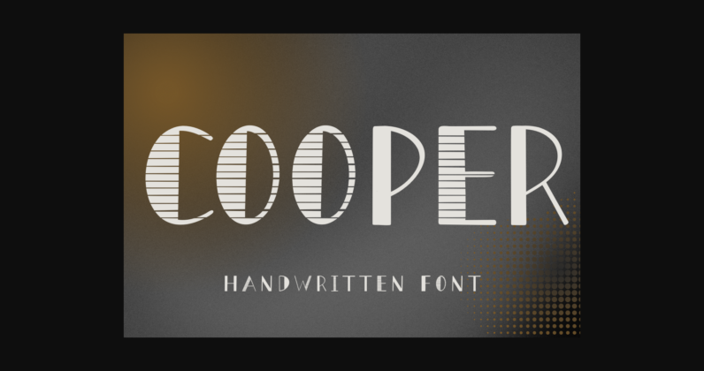 Cooper Font Poster 3
