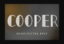 Cooper Font Poster 1
