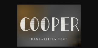 Cooper Font Poster 1
