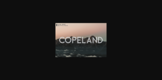 Copeland Font Poster 1