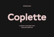 Coplette Font Poster 1