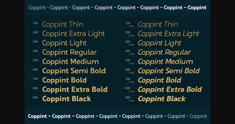 Coppint Font Poster 6