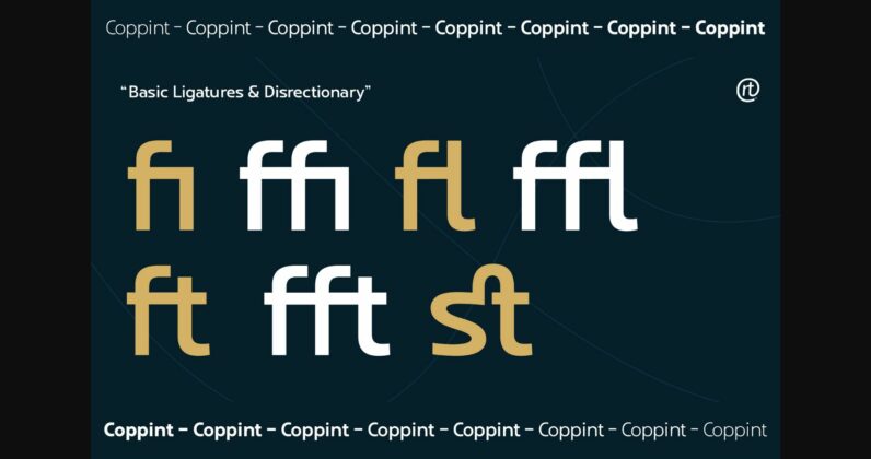 Coppint Font Poster 9