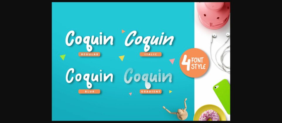 Coquin Font Poster 5