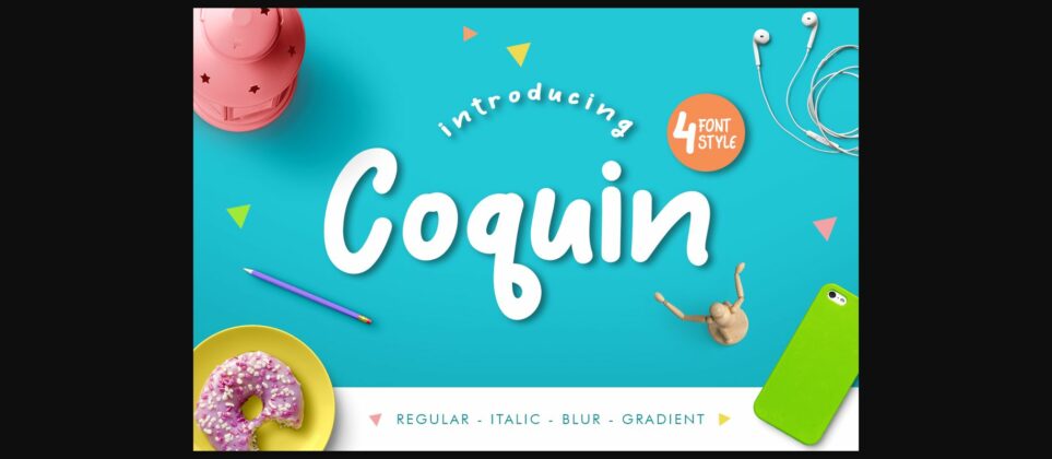 Coquin Font Poster 3