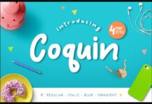 Coquin Font Poster 1