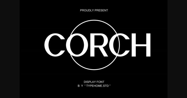 Corch Font Poster 3