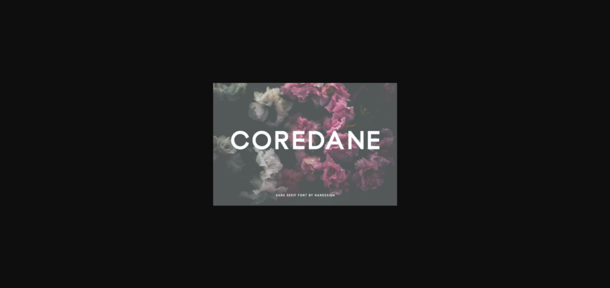 Coredane Font Poster 3