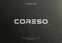 Coreso Font Poster 1