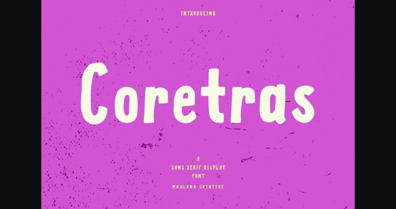 Coretras Font Poster 3