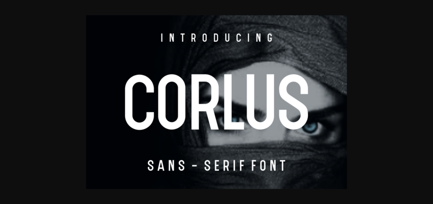 Corlus Font Poster 3