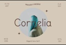 Cornelia Font Poster 1