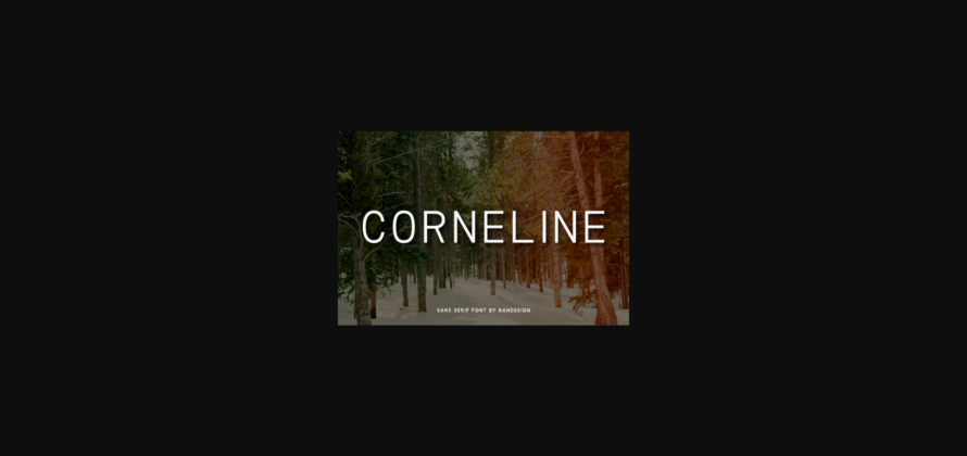 Corneline Font Poster 3