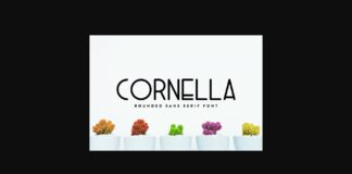 Cornella Font Poster 1