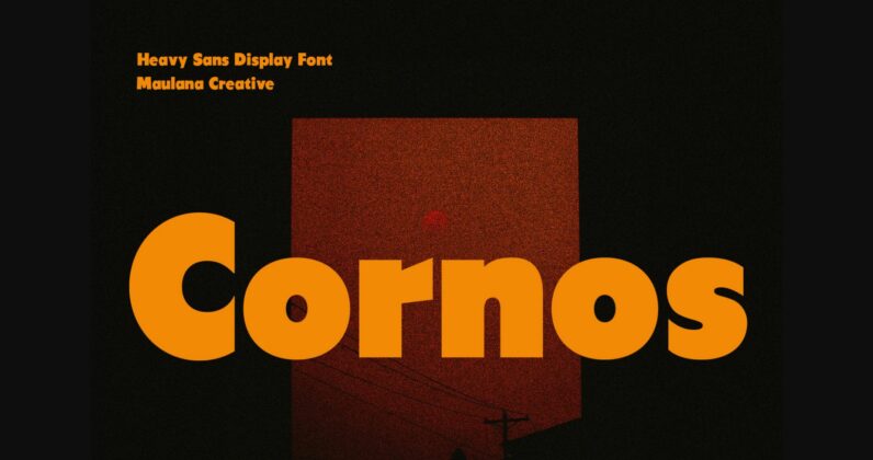 Cornos Font Poster 3