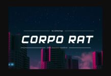 Corpo Rat Font Poster 1