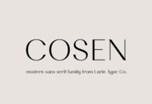 Cosen Font Poster 1