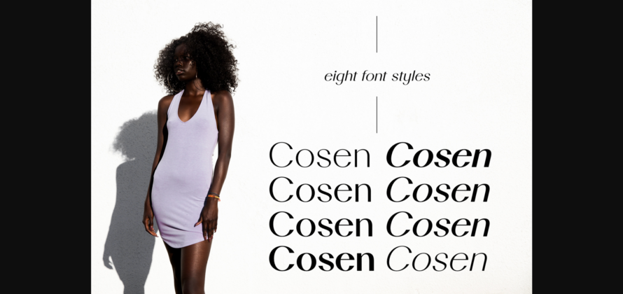 Cosen Font Poster 7