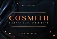 Cosmith Font Poster 1