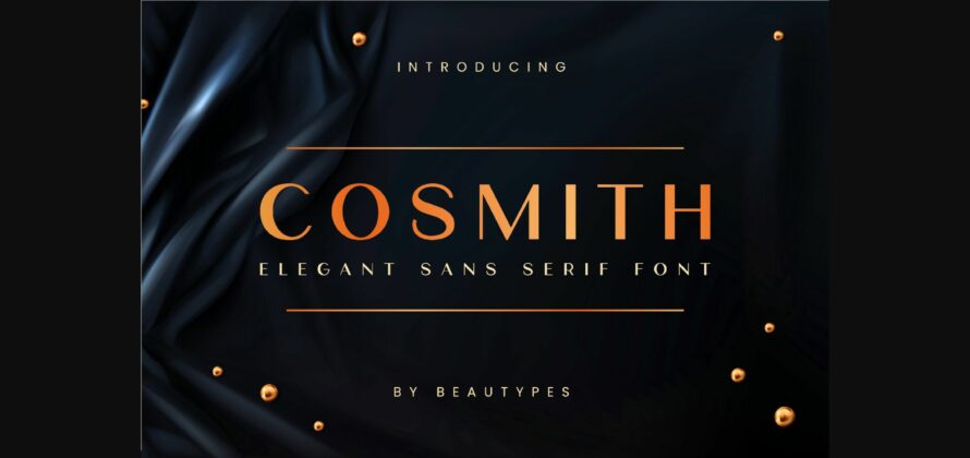 Cosmith Font Poster 1