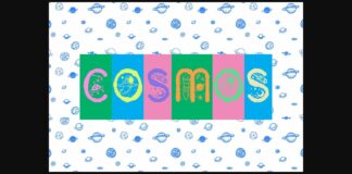 Cosmos Font Poster 1