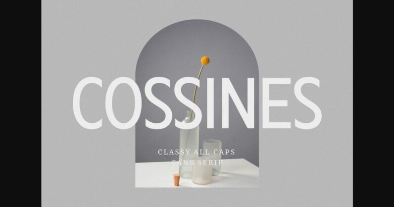 Cossines Font Poster 3