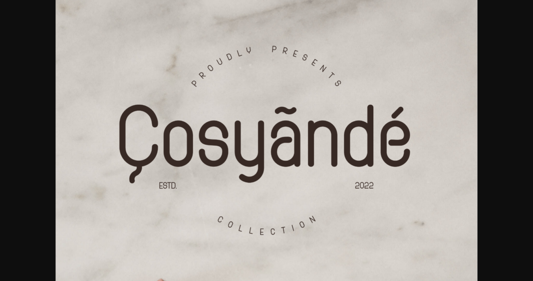 Cosyande Font Poster 1