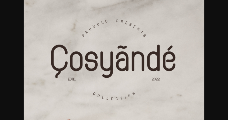 Cosyande Font Poster 1