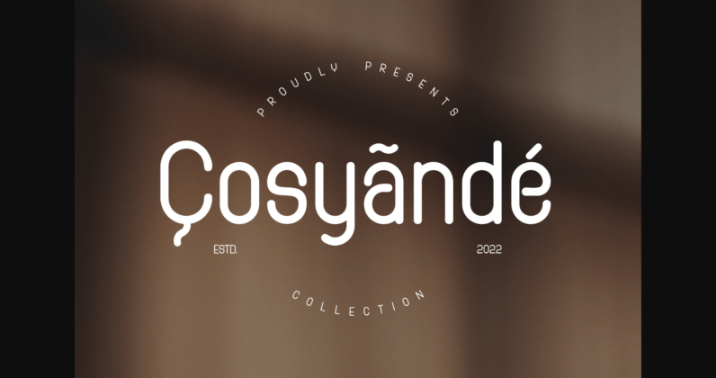 Cosyande Font Poster 6